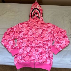 Pink Bape Hoodie Men’s Large BRAND NEW W/TAGS